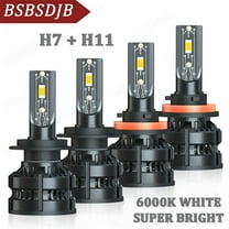 For Hyundai Elantra 2013-2018 Combo High Low Beam LED Headlight Bulbs White