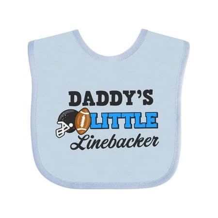 

Inktastic Daddys Little Linebacker Gift Baby Boy or Baby Girl Bib