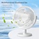 thumbnail image 4 of Ventilador silencioso, ventilador de refrigeración para el hogar, ventilador pequeño, circulador de aire de 3 velocidades para dormitorio, 4 of 8