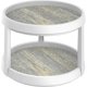 thumbnail image 1 of 26-27 pleHouseware 2 Tier Turntable Lazy Susan Spice Organizer, White Maple 2 Tier, 1 of 1
