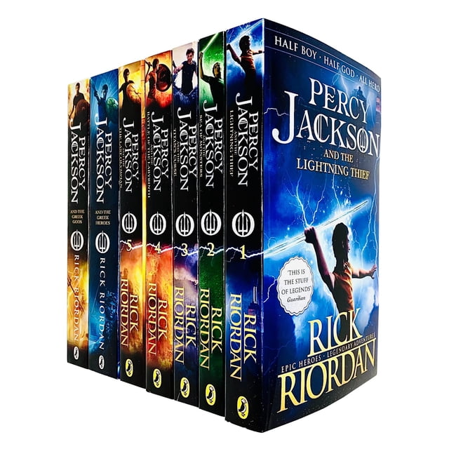 Juego de 7 libros Percy Jackson de Book Collection Koblit ltd