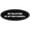 Black, variant on Signs ByLITA Oval No Soliciting Do Not Ring Doorbell Sign - Laser-Engraved Lettering | Durable ABS Plastic | Vibrant Colors | Powerful Foam Tape (Lt Gray) - Small