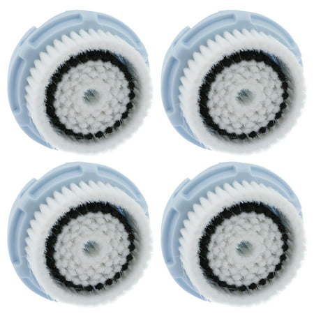 4-Pack Delicate Skin Facial Cleansing Brush Heads for Clarisonic Mia 2