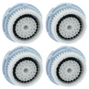4-Pack Delicate Skin Facial Cleansing Brush Heads (Compatible with Clarisonic Mia 2 Pro)