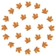 thumbnail image 3 of ELAYARD Durable Orange Maple Leaf Embroidered Patch for Decoration Ideal for Clothes and Accessories 24pcs, 3 of 4