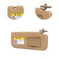 thumbnail image 2 of Parasol para coche con espejo, repuesto práctico para Toyota Yaris L Vios Lado del pasajero color beige, 2 of 8