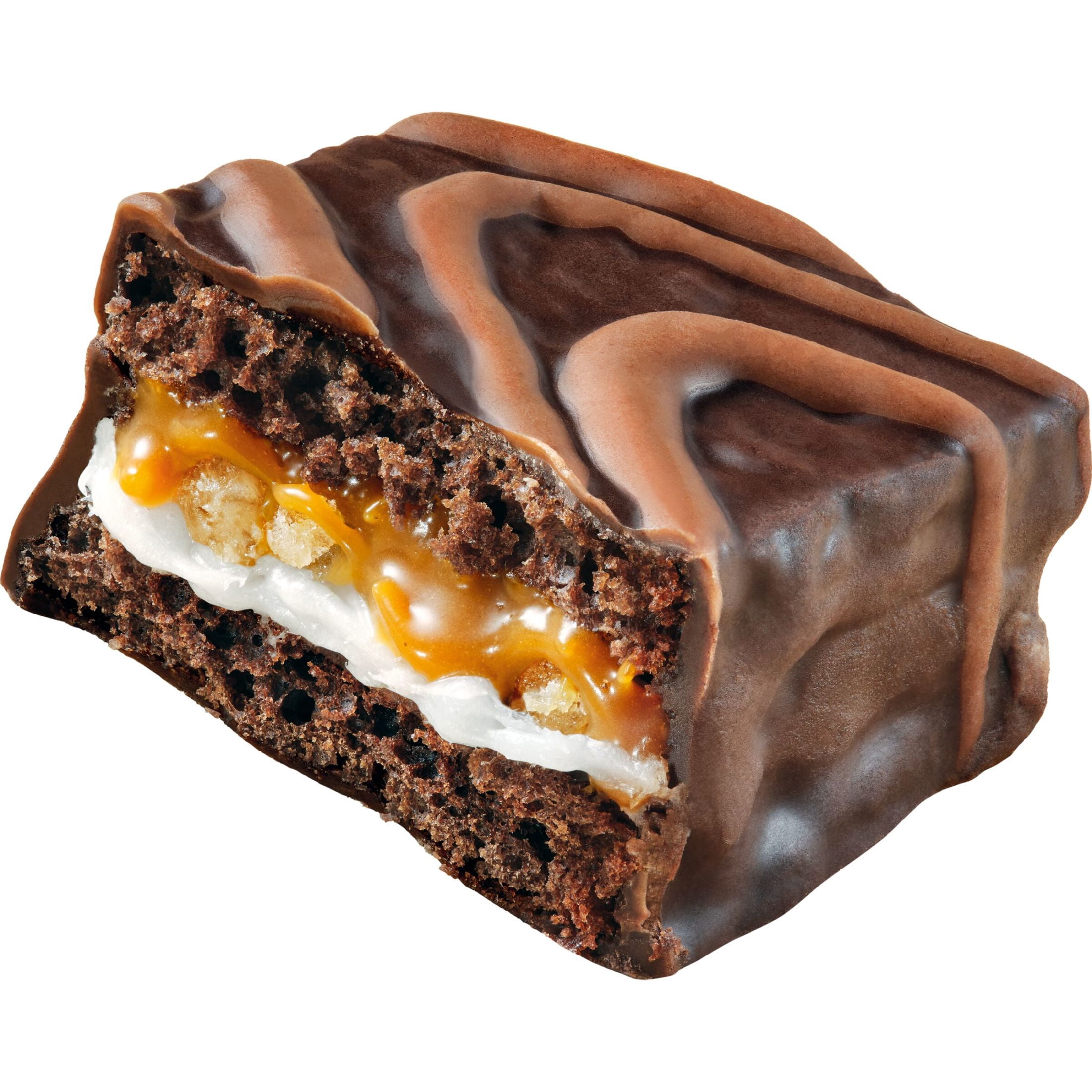 Hostess Kazbars Layer Cake Bars, Chocolate Caramel Flavor, 10 oz Box (8 Count)