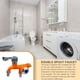thumbnail image 3 of Wosthever Grifo de lavadora de 1/2 pulgadas para jardín, lavadora, grifo de agua, plástico resistente a la temperatura, desviador exterior extraíble Juegos de accesorios de baño Naranja Wosthever HA065280-04, 3 of 6