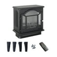 thumbnail image 5 of GUTALOR 18 inch Small Electric Fireplace 3D Infrared Electric Stove With Remote Control, 5 of 9