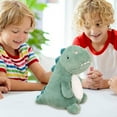 thumbnail image 3 of Velvet Dinosaur Stuffed Animal Soft Toy Cute Hugging Dino For Kids Boys Girls Toddlers Birthday Christmas Present, 3 of 6