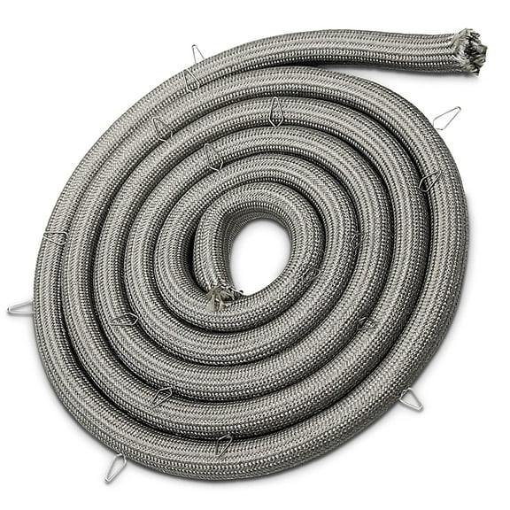 Whole Parts Range Oven Door Seal Gasket (Includes 18 Mounting Clips) Parts# 318053103 - Replacement and Compatible with Some Crosley, Frigidaire, Pappan, White Westinghouse and Kenmore Ranges or Ovens