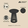 thumbnail image 4 of Layla End Table in Black made from Engineered Wood, 4 of 9