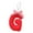 G, variant on HomeDM 26 Letter Ornaments, Hanging Xmas Pendant for Christmas Tree Decor Xmas Alphabet Letters for Party Wreaths Home Decor (H)
