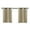 Beige, variant on Short Grommet Curtains for Kitchen,Blackout Thermal Insulated Curtains for Kitchen Living Room Energy Efficient,Wide 34 x Long 24 inches Per Panel,Set of 1