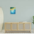 thumbnail image 2 of Modern Mosaic Pattern Beach Coastal Graphic Art Gray Framed Art Print Wall Art, 2 of 7