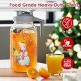 thumbnail image 4 of Christmas Elements 64 oz Glass Pitcher with Lid and Grey Breast Milk Pitcher, 4 of 5