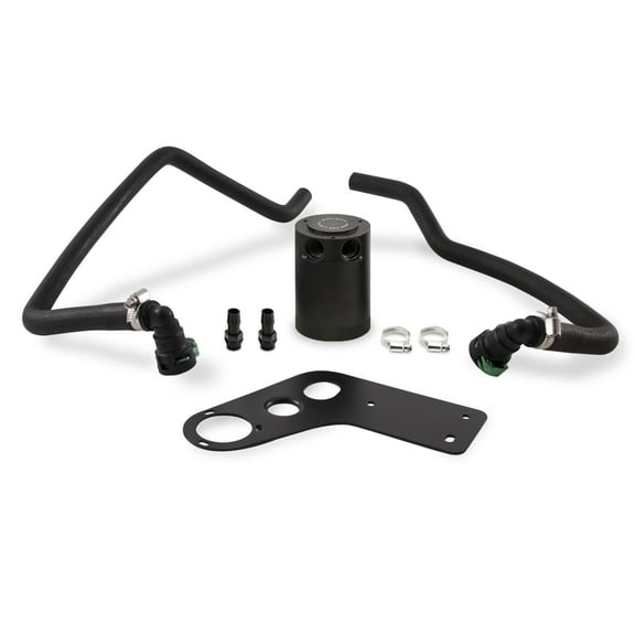 Mishimoto MMBCC-MUS8-15PBE Ford Mustang GT Baffled Oil Catch Can, PCV Side, 2015-2017