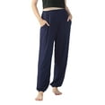 thumbnail image 4 of Frontwalk Joggers Pants for Women Comfy Lounge Pants Elastic Waist Sweatpants Drawstring Running Workout Yoga Pants, 4 of 5