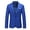 Blue, variant on Mens Casual Slim Fit Suit Jacket 1 Button Daily Blazer Business Sport Coat Tops Black