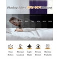 thumbnail image 5 of Purple Ombre Stripe Blackout Curtains 72 Inches Long for Bedroom, Farmhouse Striped Gradient Thermal Insulated Room Darkening Black Out Window Curtain Panels Grommet Drapes for Living Room, 5 of 8