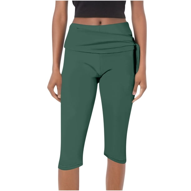 Pantalones Largos de Pierna Ancha para las Mujeres Pantalones Casuales de Cintura Elástica Alta, Pantalones de Mezcla de Poliéster de Ajuste Suelto Recto