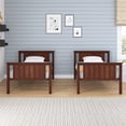 thumbnail image 4 of DHP Bailen Convertible Solid Wood Bunk Bed, Twin-over-Twin, Nutmeg, 4 of 17