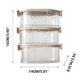thumbnail image 2 of Aursykel 3PC Foldable Large Capacity Clothes Storage Box with Thickened Fabric Suit for Organizing Quilts and Household Items Long Lasting Space Saving Solution Three Sizes Available, 2 of 2
