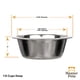 thumbnail image 2 of Neater Pet Brands Cuencos De Acero Inoxidable Para Perros Y Gatos – Neater Feeder Deluxe O Express Extra Cuenco De Repuesto (Plato De Metal Para Comida Y Agua) (1,5 Tazas De Profundidad), 2 of 5