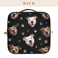 thumbnail image 4 of Iauyy Rhombus Cosmetic Bag with Handle Large Capacity Luxury Twill Travel Makeup Bag ,Laugh Out Loud, 4 of 8