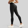 thumbnail image 5 of CHIUNL Wide Leg Yoga Pants for Women, High Waisted Leggings, Tummy Control Workout Pants, Soft Lounge Pants for Gym Yoga Daily Wear (Black L), 5 of 7