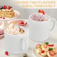 thumbnail image 3 of SUSTEAS Ice Cream Maker & Popsicle Maker Dual-Cup Design DIY Flavors Add Fruits, Powdered Sugar, And Other Mix-Ins Simple Preparation Process Perfect For Gatherings, Parties, And Sharing Portions, 3 of 8
