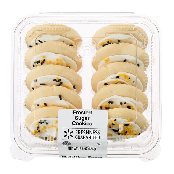 Freshness Guaranteed Graduation Frosted Sugar Cookies, 13.5 oz, 10 Count, Baked