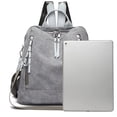 thumbnail image 4 of Womens Corduroy Casual Backpack Purse Convertible Travel Shoulder Bag with Wristlet Corduroy Wallet Handbag, 4 of 7