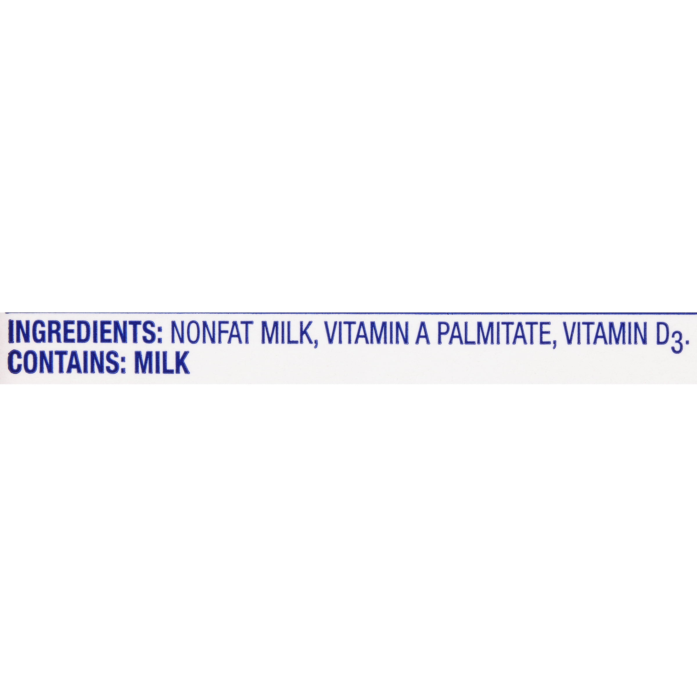 Crystal Creamery Real California Fat Free Milk, Gluten Free, 64 fl oz