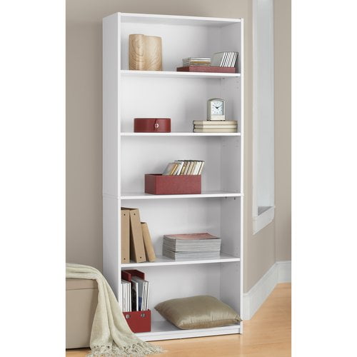 ... 5 Shelf Bookcase - White