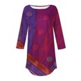 thumbnail image 4 of Birdeem Blouse Mode Femme Manches 3/4 Col Rond Ample, 4 of 10
