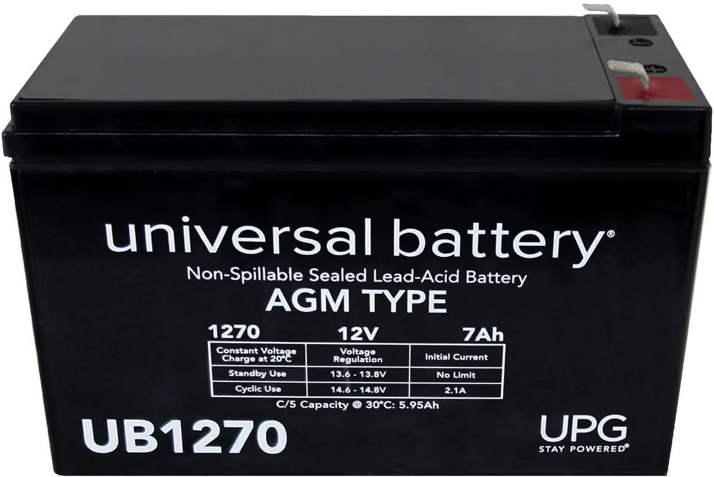 UPG UB1270 SLA 12V Automotive Battery, for Electric Vehicles