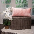 thumbnail image 3 of Parkland Collection Milo Transitional Quilted Pink Throw Pillow, 3 of 7
