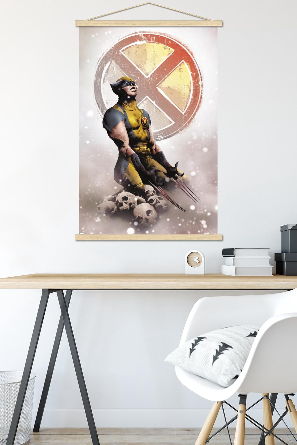Marvel Comics - Wolverine - Wolverine #14 Wall Poster with Wooden Magnetic Frame, 22.375" x 34"
