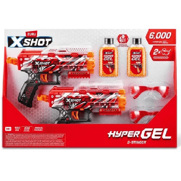 XSHOT HYPER DARDOS Y GEL Y accesorios ZURU