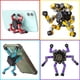 thumbnail image 5 of Paquete de 4 Fidget Spinners: juguetes transformables para todas las edades | Juguetes sensoriales antiestrés, perfectos para Pascua, regalos de fiesta y más, 5 of 6