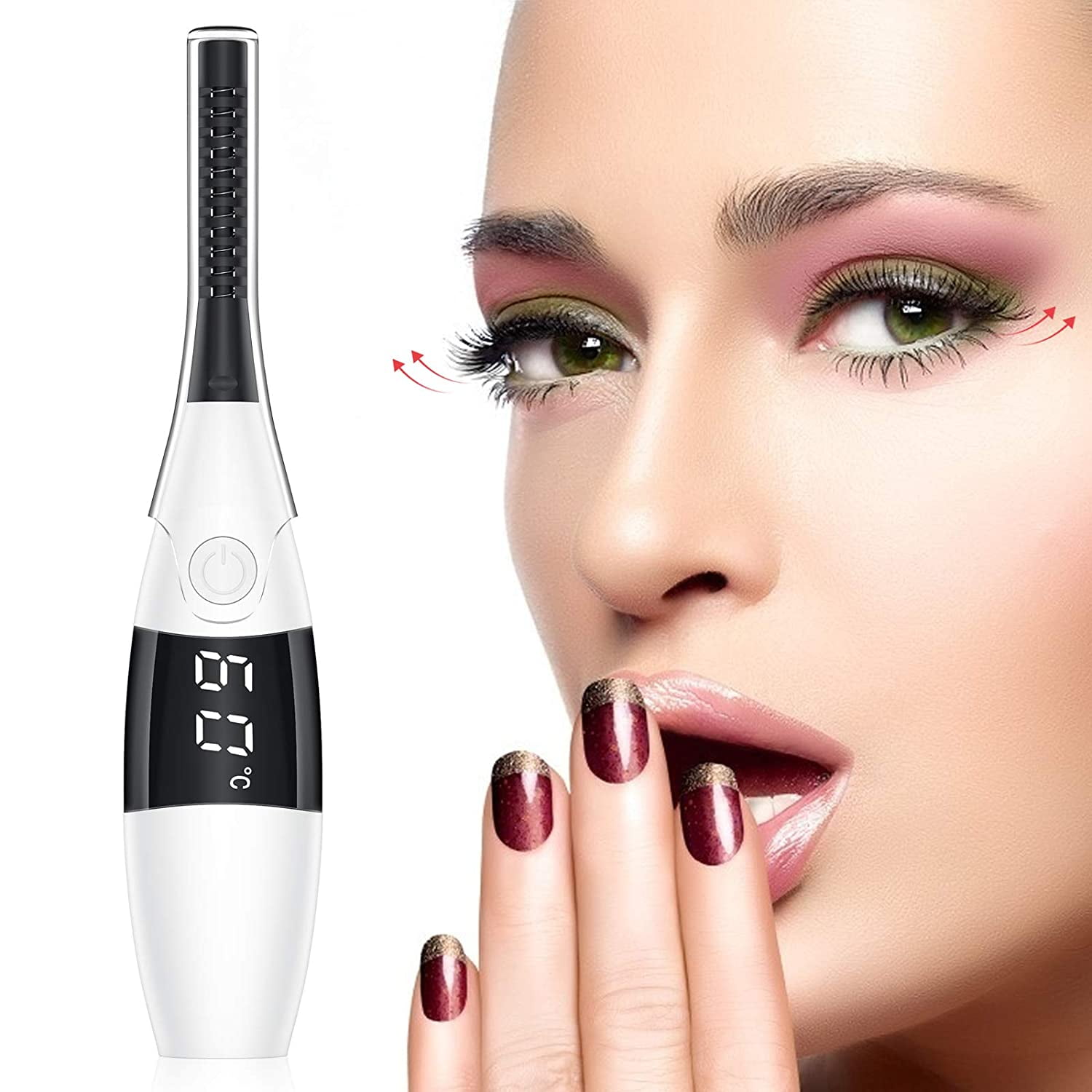 Heated Eyelash Curler Electric Eyelash Curler for Women,USB