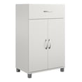 thumbnail image 1 of Systembuild Evolution Lory 24" 1 Drawer/2 Door Base Storage Cabinet, White, 1 of 9