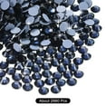 thumbnail image 3 of Uxcell 2880 Pcs Hotfix Rhinestones Flatback Crystal Glass Gems SS10 2.9mm Deep Blue, 3 of 5