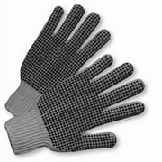 West Chester 708SKBSG Large, Knit Dotted 2 Sides Glove - 1 Dozen gloves