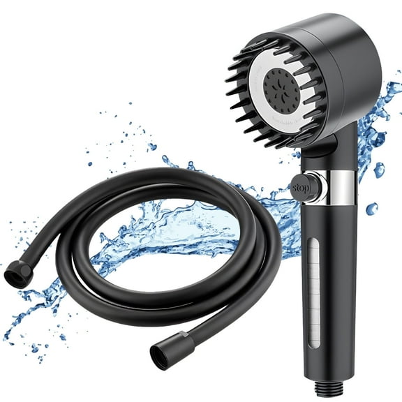 Floyzoy Handheld Shower Head  High Pressure Water Saving Multi-Mode Massage Spray