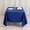 Royal Blue, variant on BalsaCircle 70" x 70" Cotton Blend Square Red Tablecloth Reception Catering Dining Table Linens