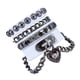 thumbnail image 1 of Pulseras para mujer, regalos para mujer, pulsera de corazón multicapa, pulsera de cuero para pareja, pulsera de cuero para hombre, pulsera A, 1 of 3