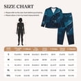 thumbnail image 4 of Naloa Lonely Night Wolf Pajamas for Women Set, Womens Pajama Sets, Lounge Sets for Women, 2pjs for Women-X-Large, 4 of 7