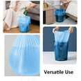 thumbnail image 4 of 8 Gallon Trash Bags Colored - Extra Thick Medium Garbage Bags 1.1 mil Strong, Leakage-Free,Unscented 30 Liter Thick for Bathroom, Office, Kitchen Waste Basket Trash Can (Blue, 200 Count), 4 of 16